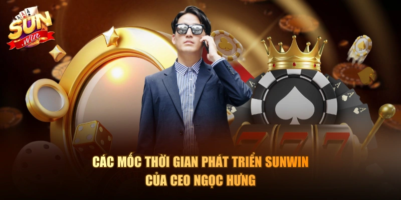 Các mốc thời gian phát triển Sunwin của CEO Ngọc Hưng