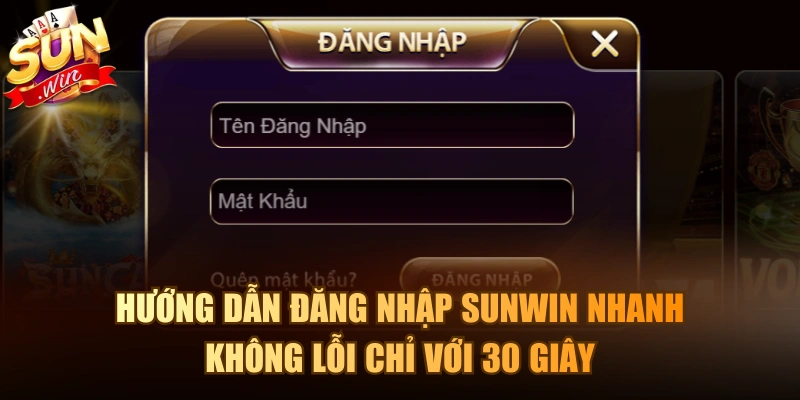 Đăng nhập Sunwin